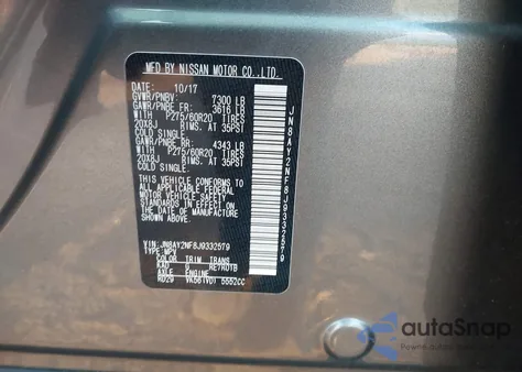 2018 Nissan Armada Platinum из США, поврежденный, VIN JN8AY2NF8J9332579